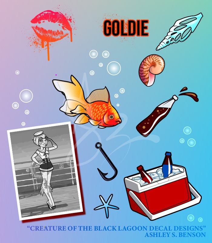 GOURMET GHOULFRIENDS- Creature of the Black Lagoon Decal Designs