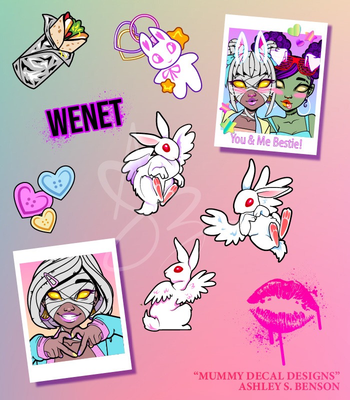 GOURMET GHOULFRIENDS- Mummy Decal Designs