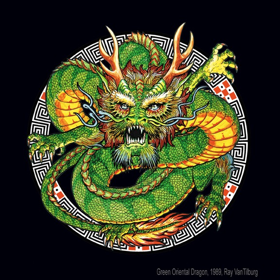 Green Oriental Dragon