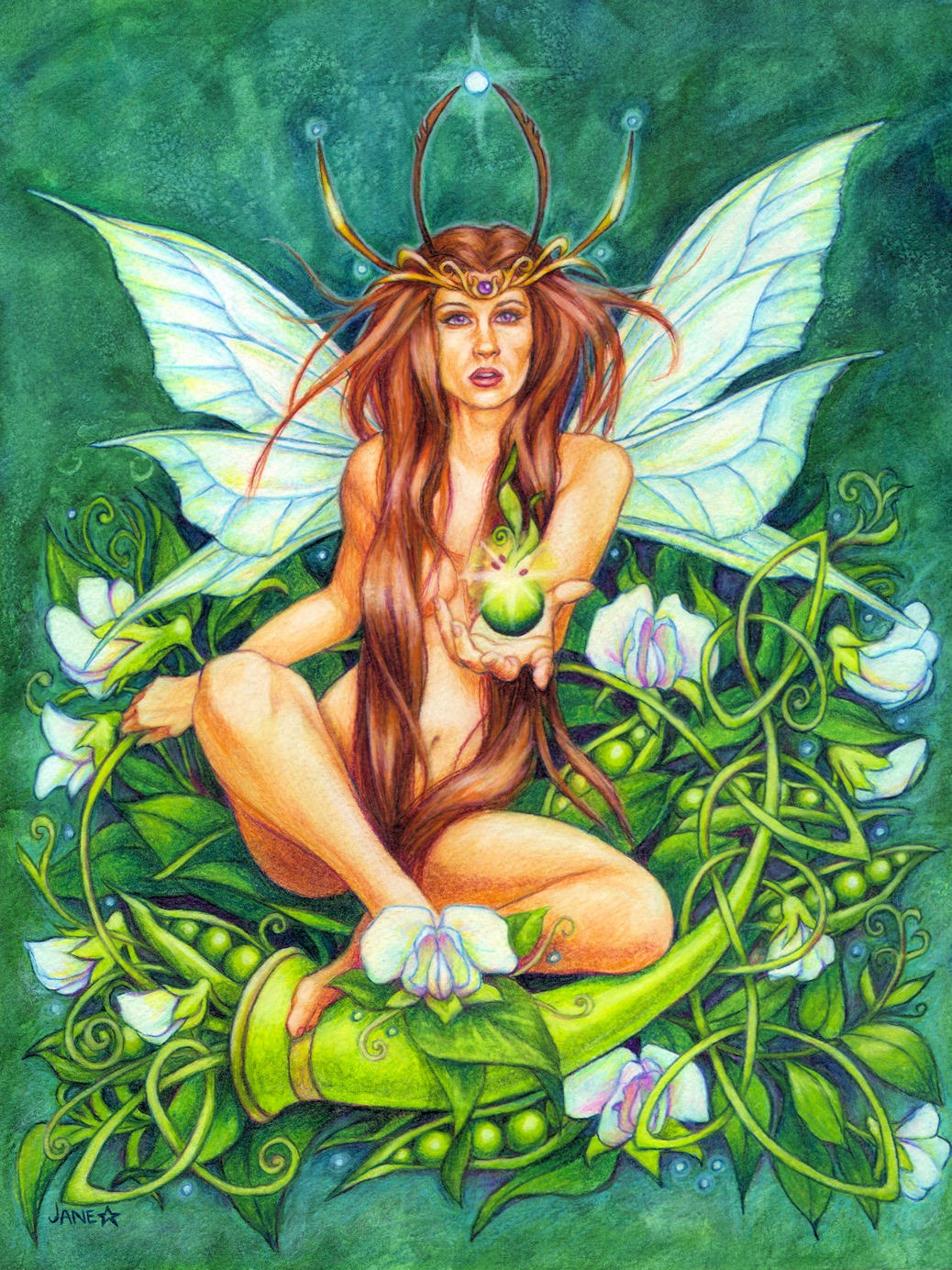 Green Pearl Faerie