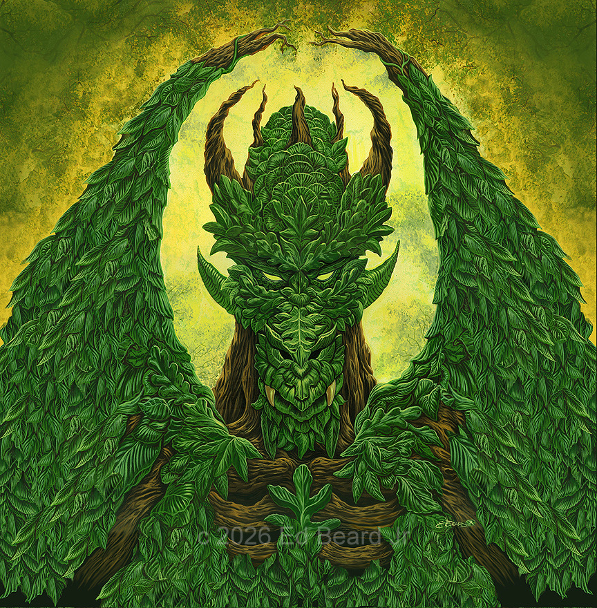 Green man Dragon