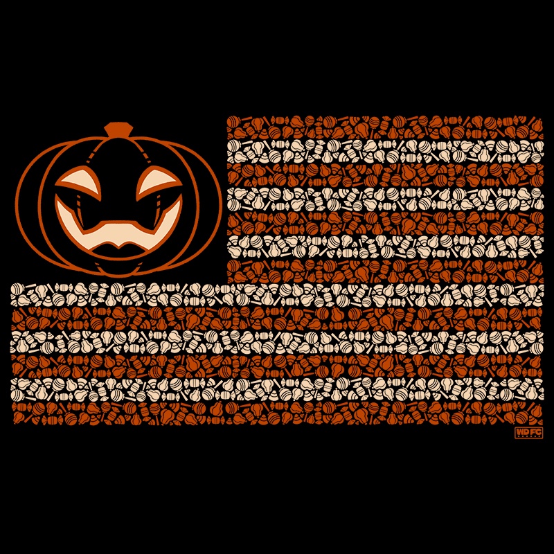 Halloween US Flag
