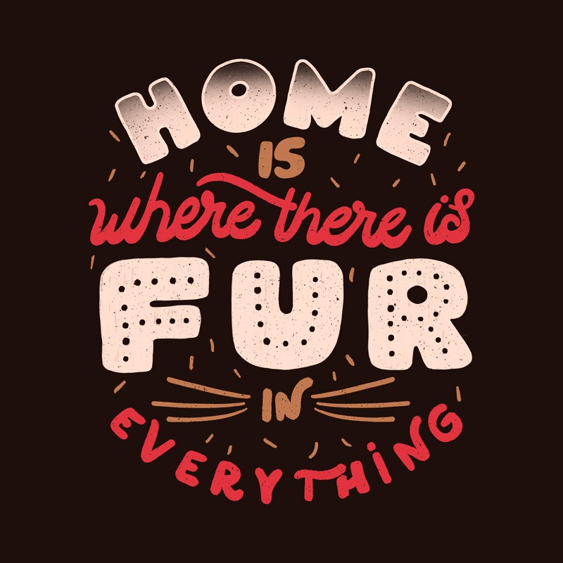 Home Is Where There Is Fur In Everything