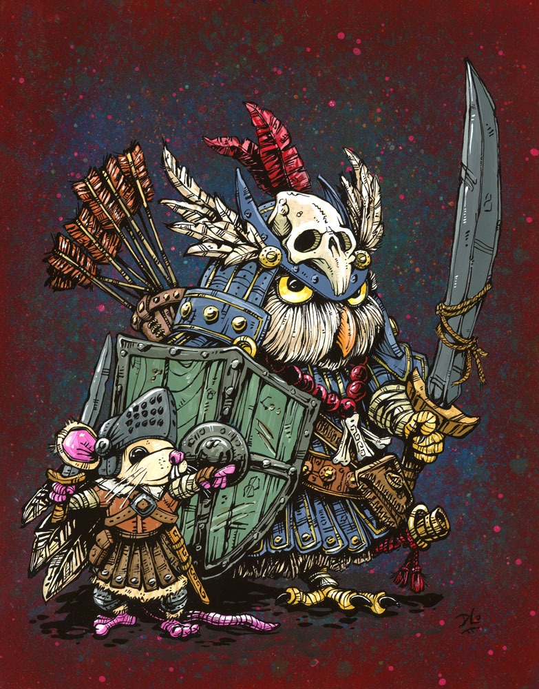 Hooticus Maximus and Sir Squeaks-a-lot