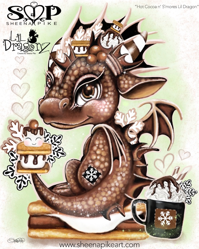 Hot Cocoa n Smores Lil Dragon
