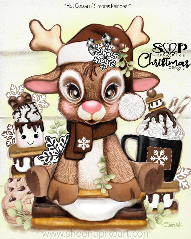 Hot Cocoa n Smores Reindeer