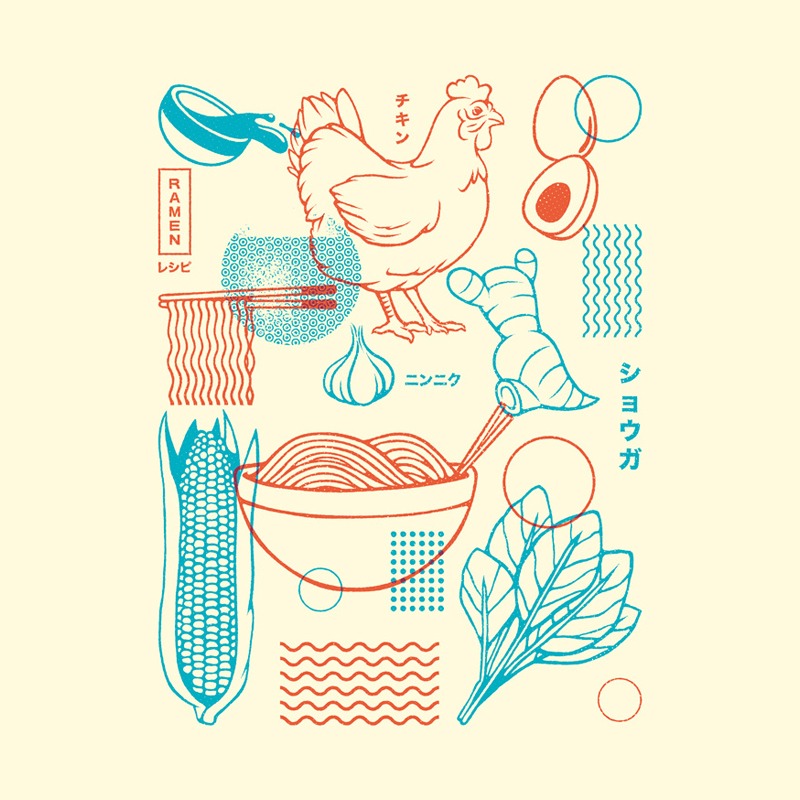 How To Do: Ramen Recipe Japanese Design Minimalist