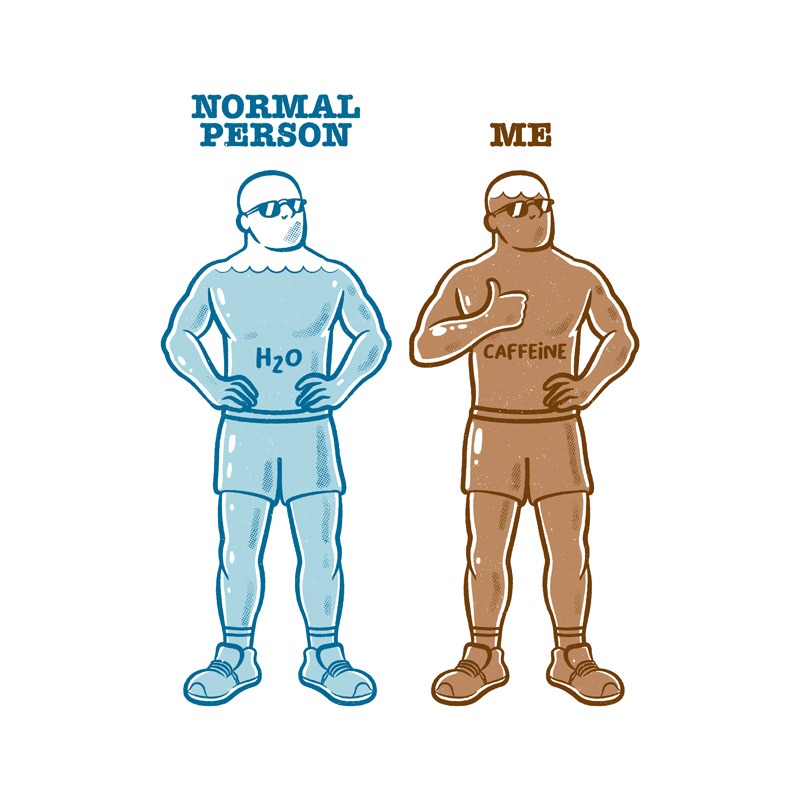Human Body is Mostly Water – Mine is Mostly Coffee