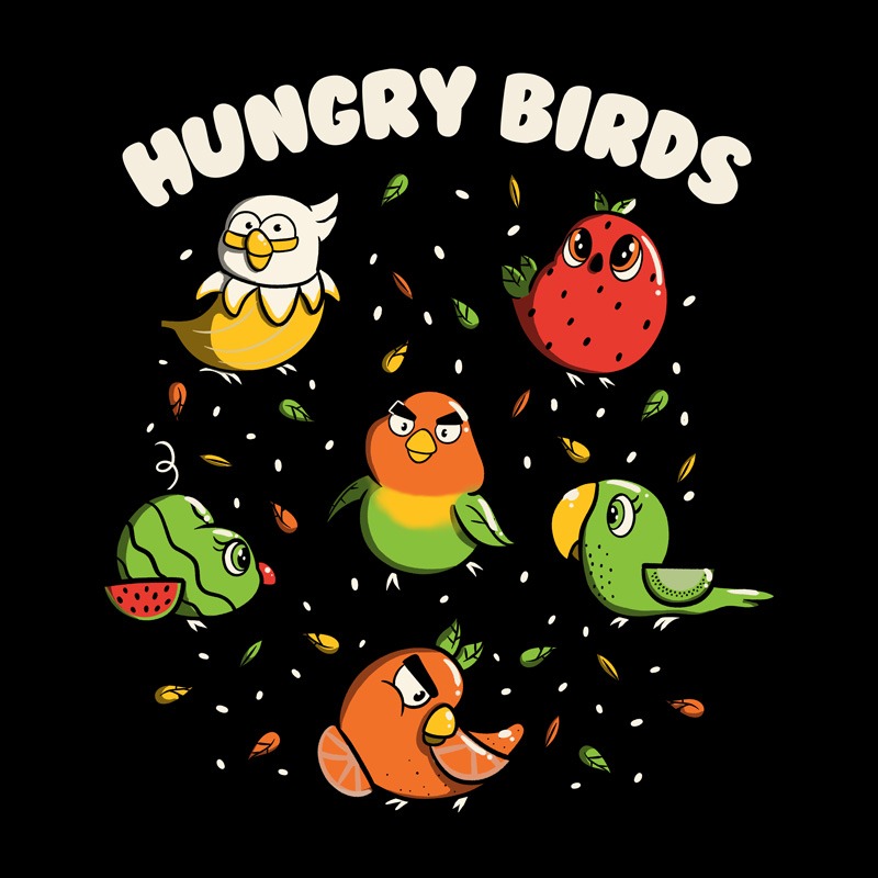 Hungry Birds Fruit Parrots