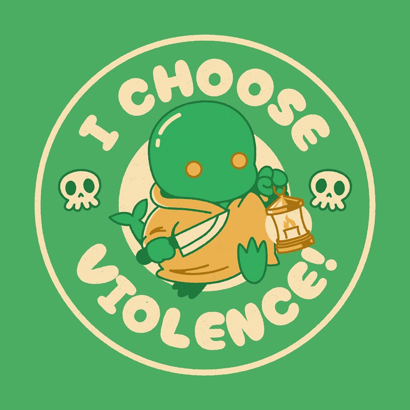 I Choose Violence Nostalgic Fantasy Game