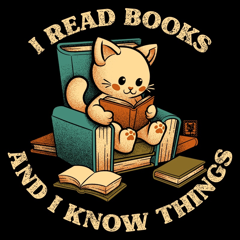 I Read Books and I Meow Things