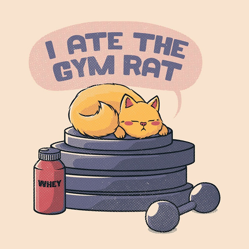 I ate the gym rat cream
