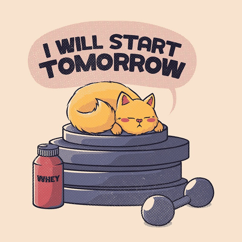 I Will Start Tomorrow Cream