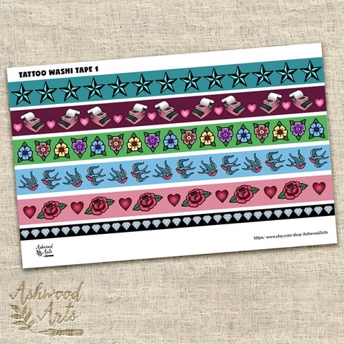 Tattoo Washi Tape Version.2