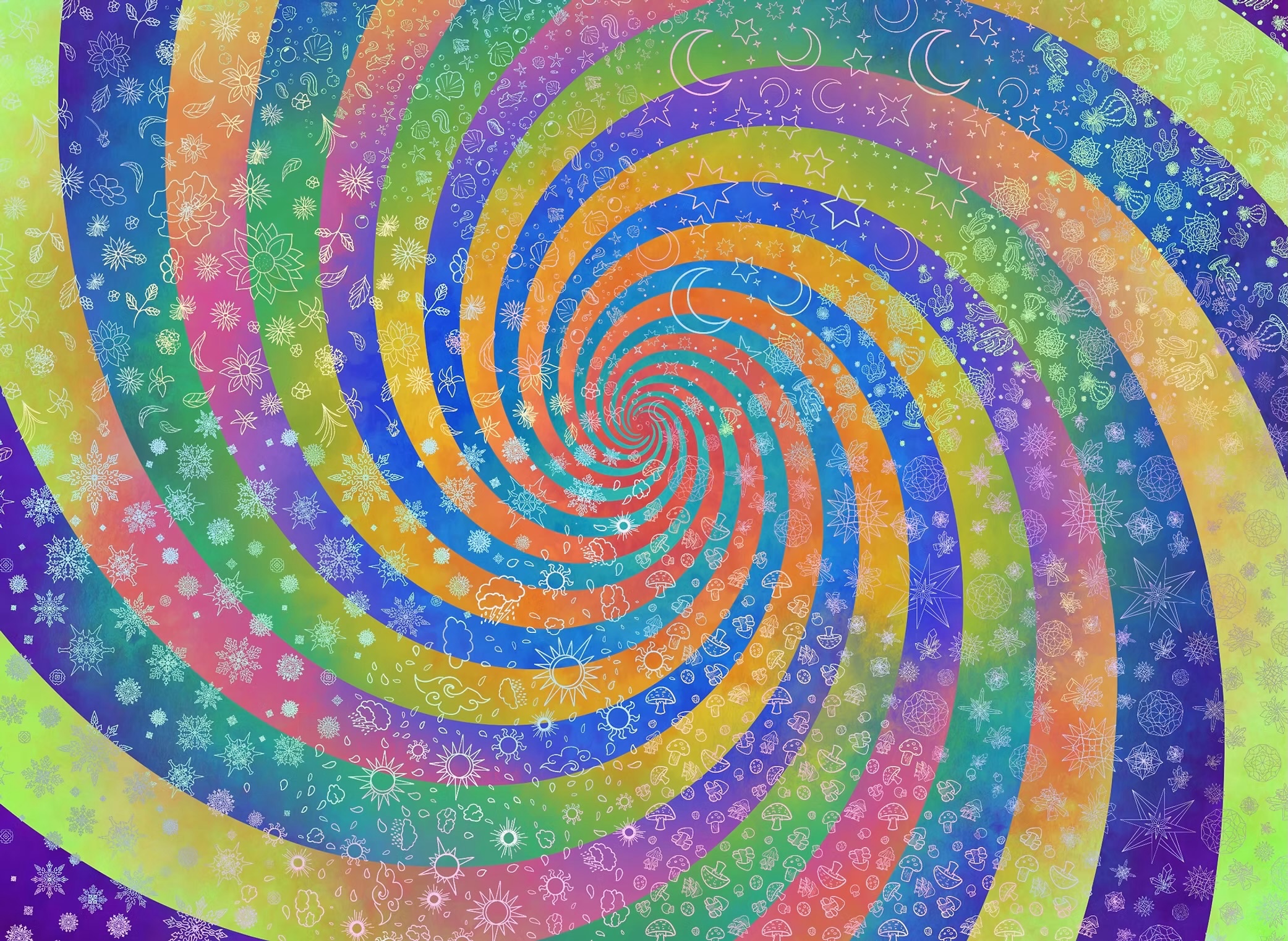Rainbow Swirl Challenge Puzzle