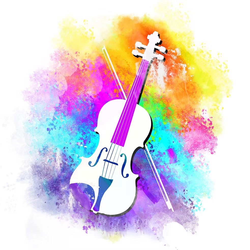 Rainbow Violin
