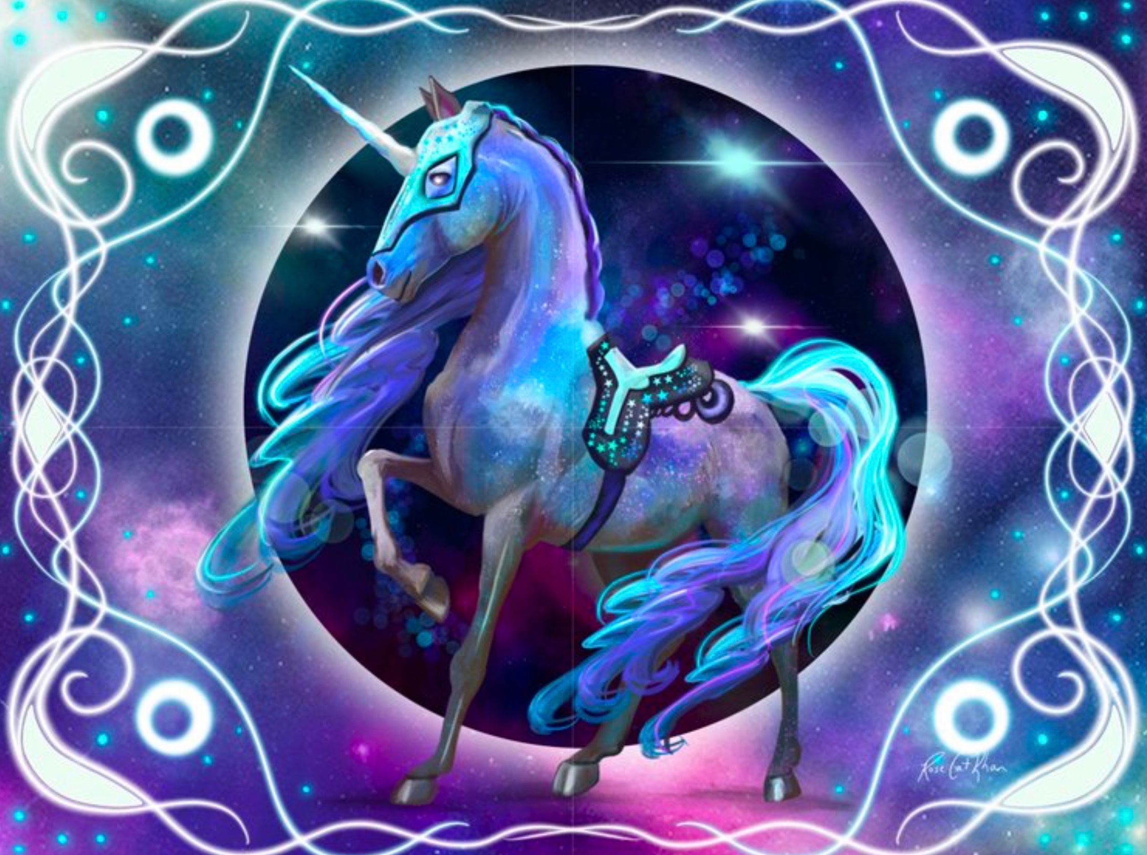 Moon Galaxy Unicorn