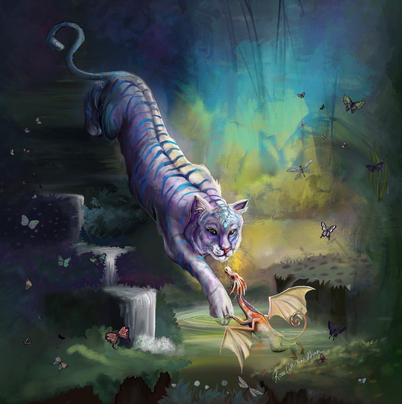 Tiger and Little Dragon