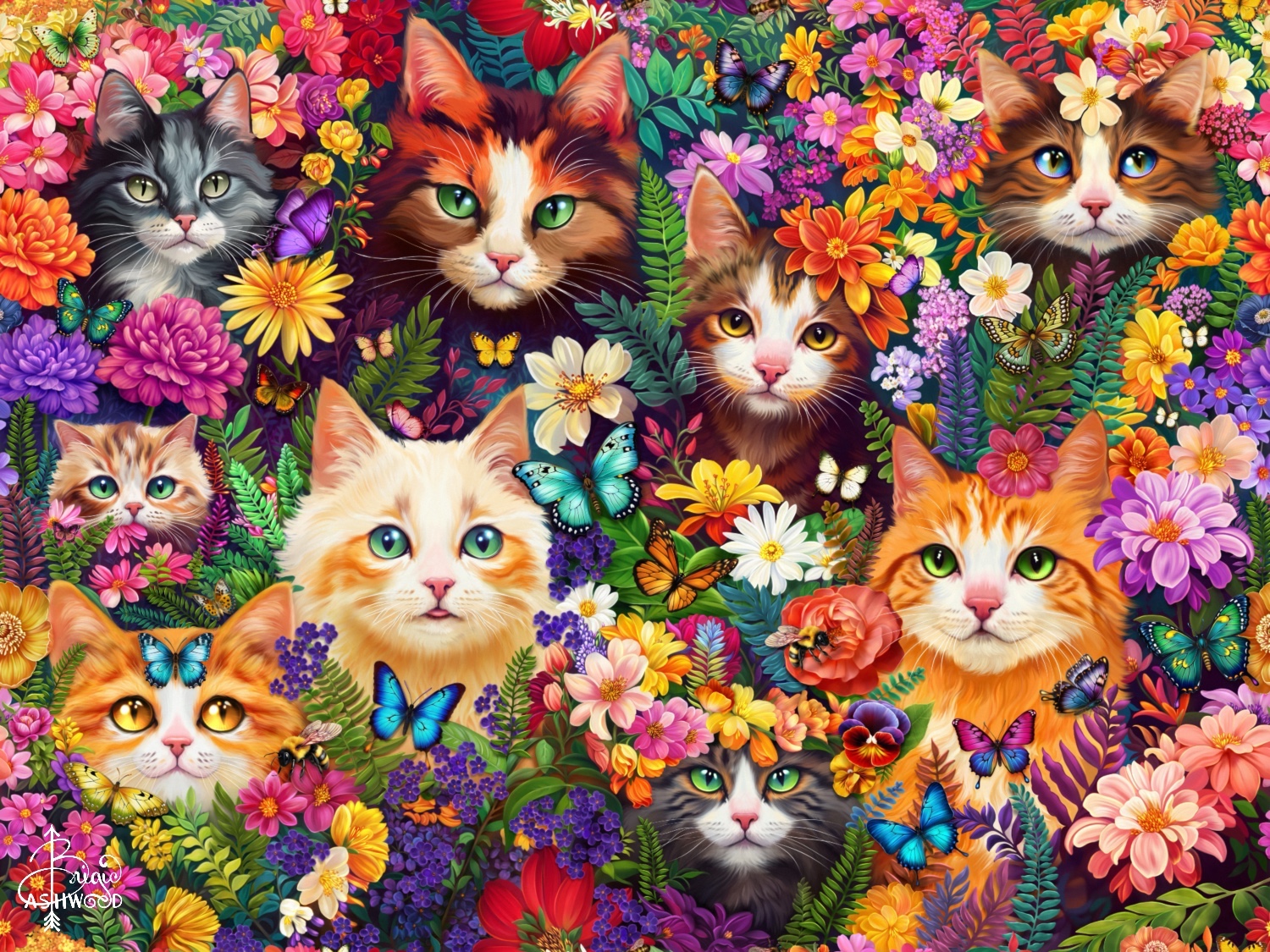 Bloomin’ Whiskers (Flower Cats)