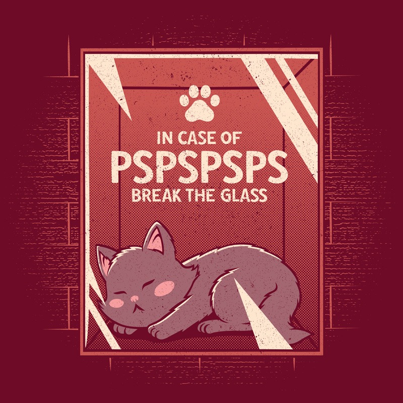 In Case of Nightmares Break The Glass Cat