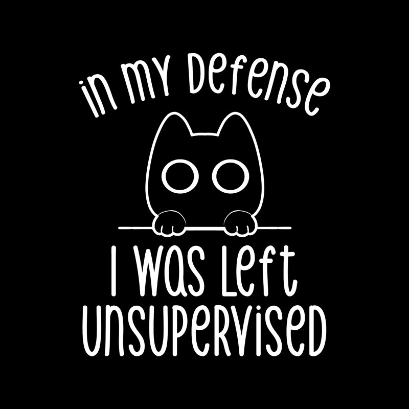 In my Defense I Was Left Unsupervised