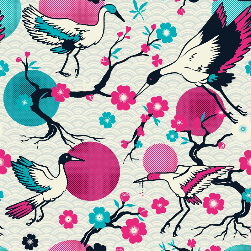 Japanese Style Old Textures Pattern