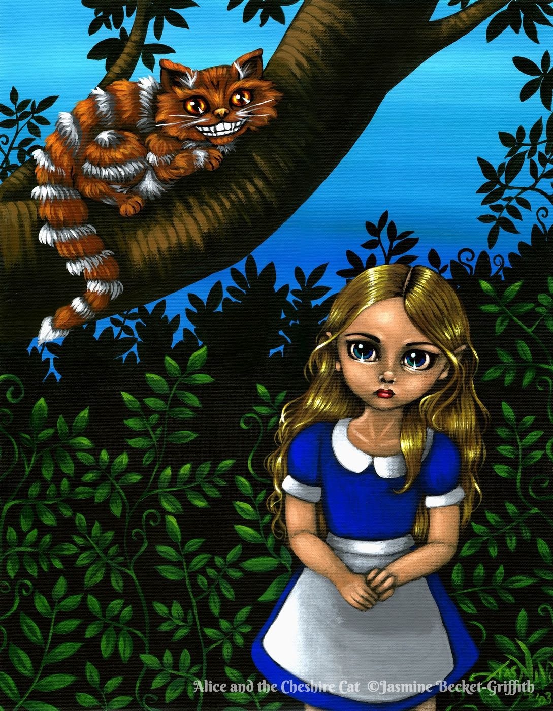 Alice And The Cheshire Cat