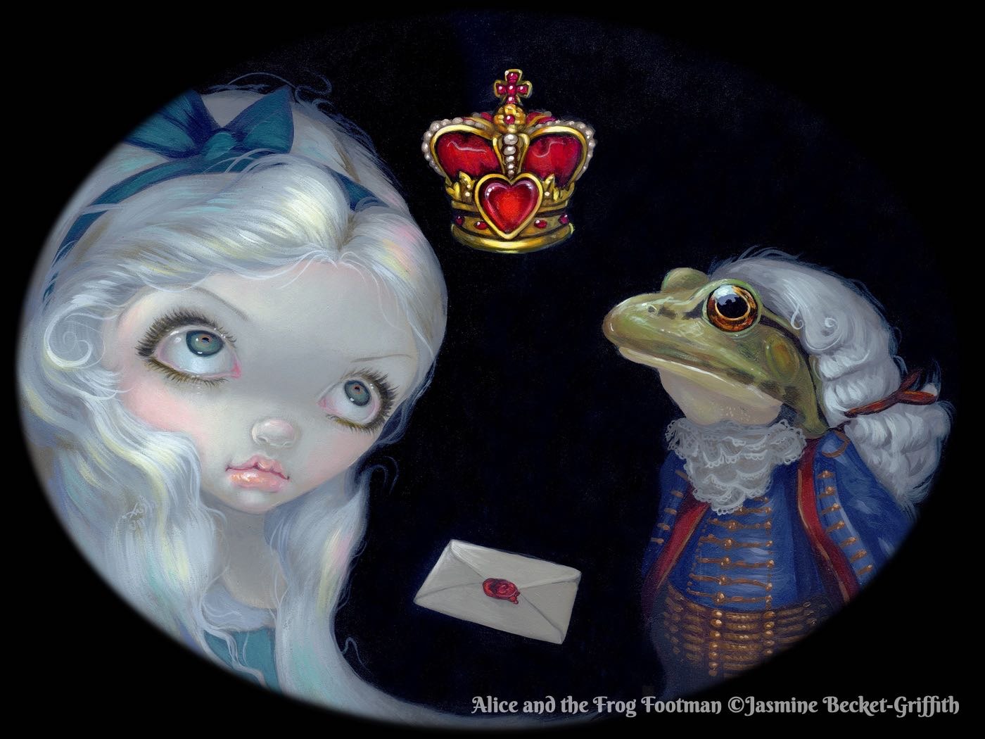 Alice And The Frog Footman