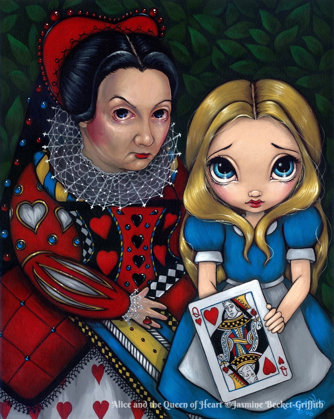 Alice And The Queen Of Hearts