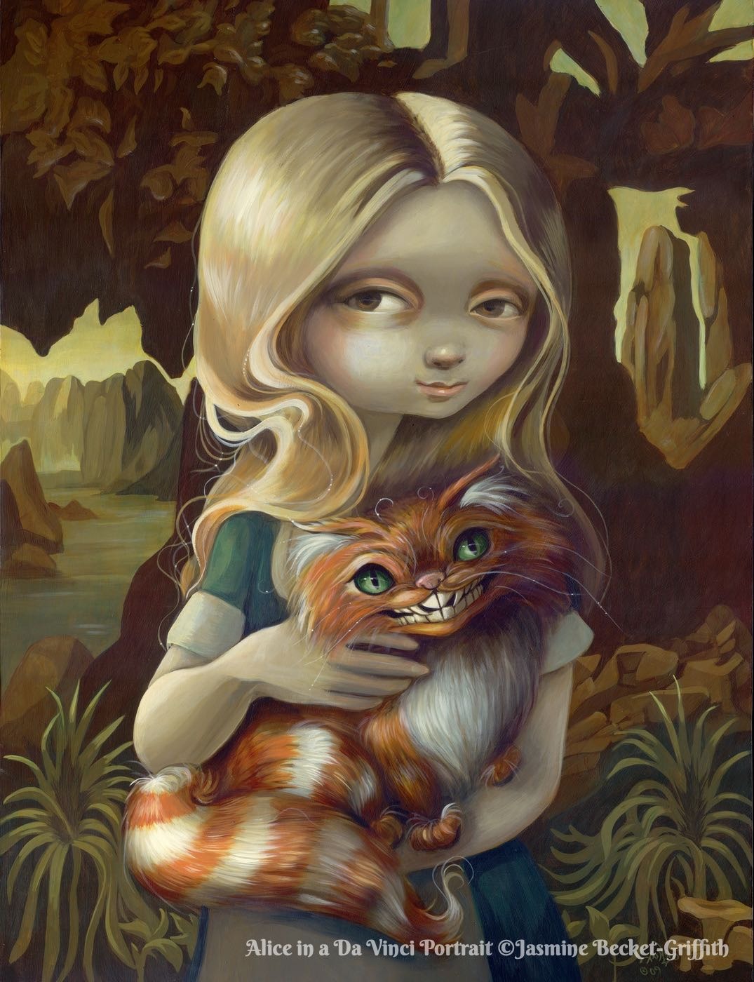Alice In A Da Vinci Portrait
