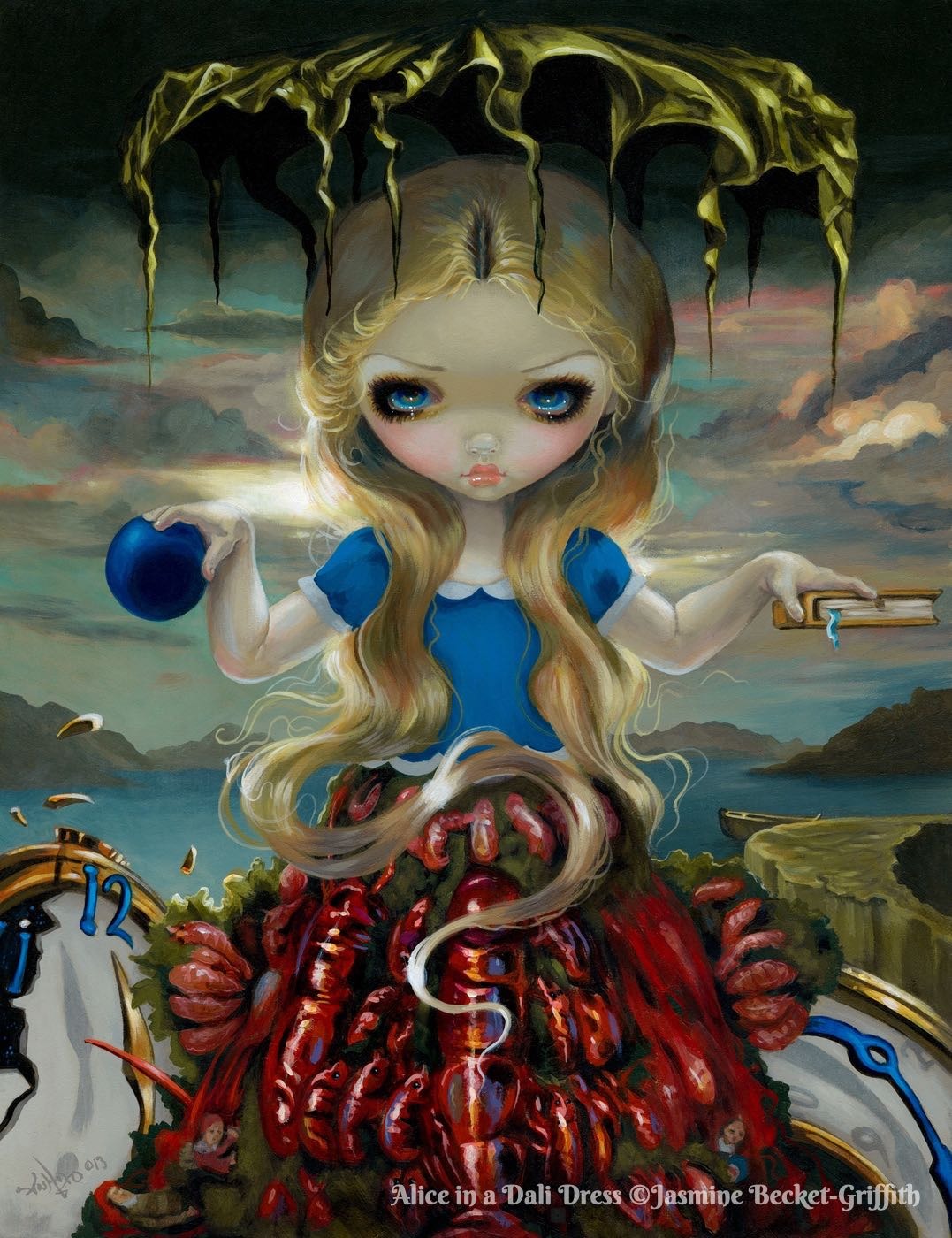 Alice In A Dali Dress