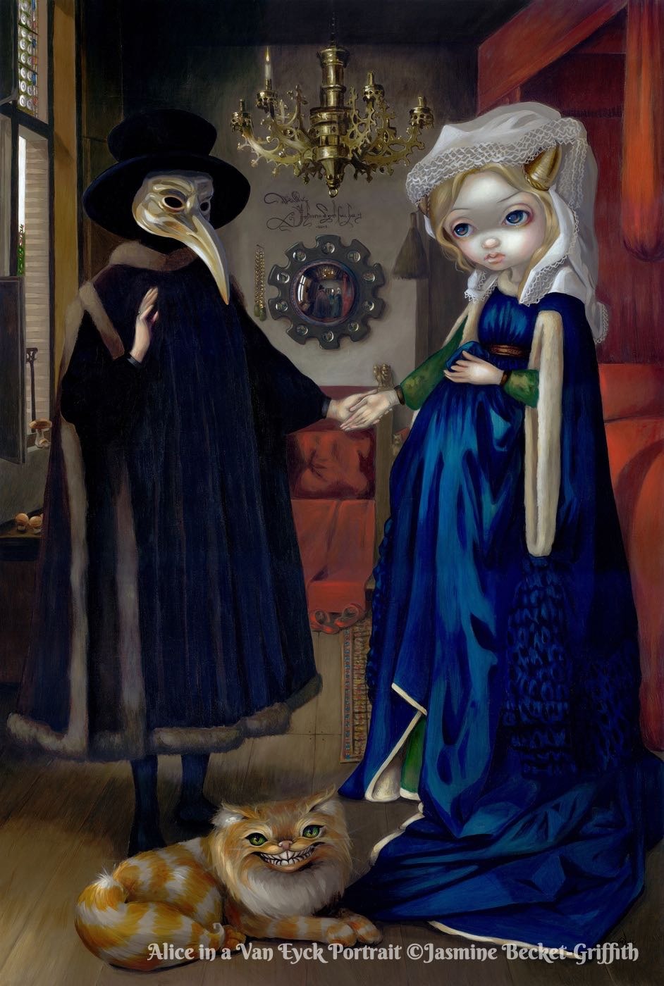 Alice In A Van Eyck Portrait