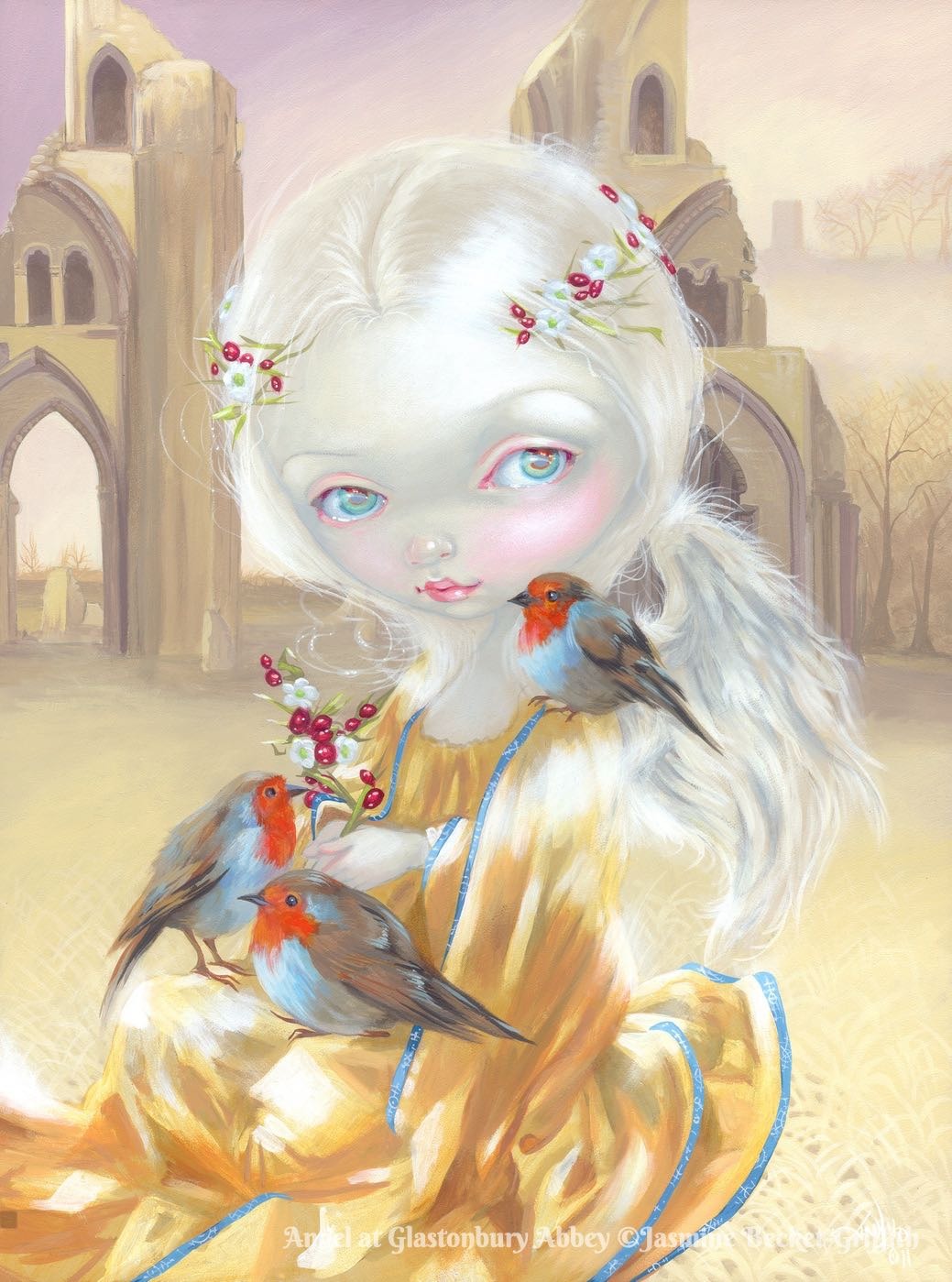 Angel At Glastonbury Abbey