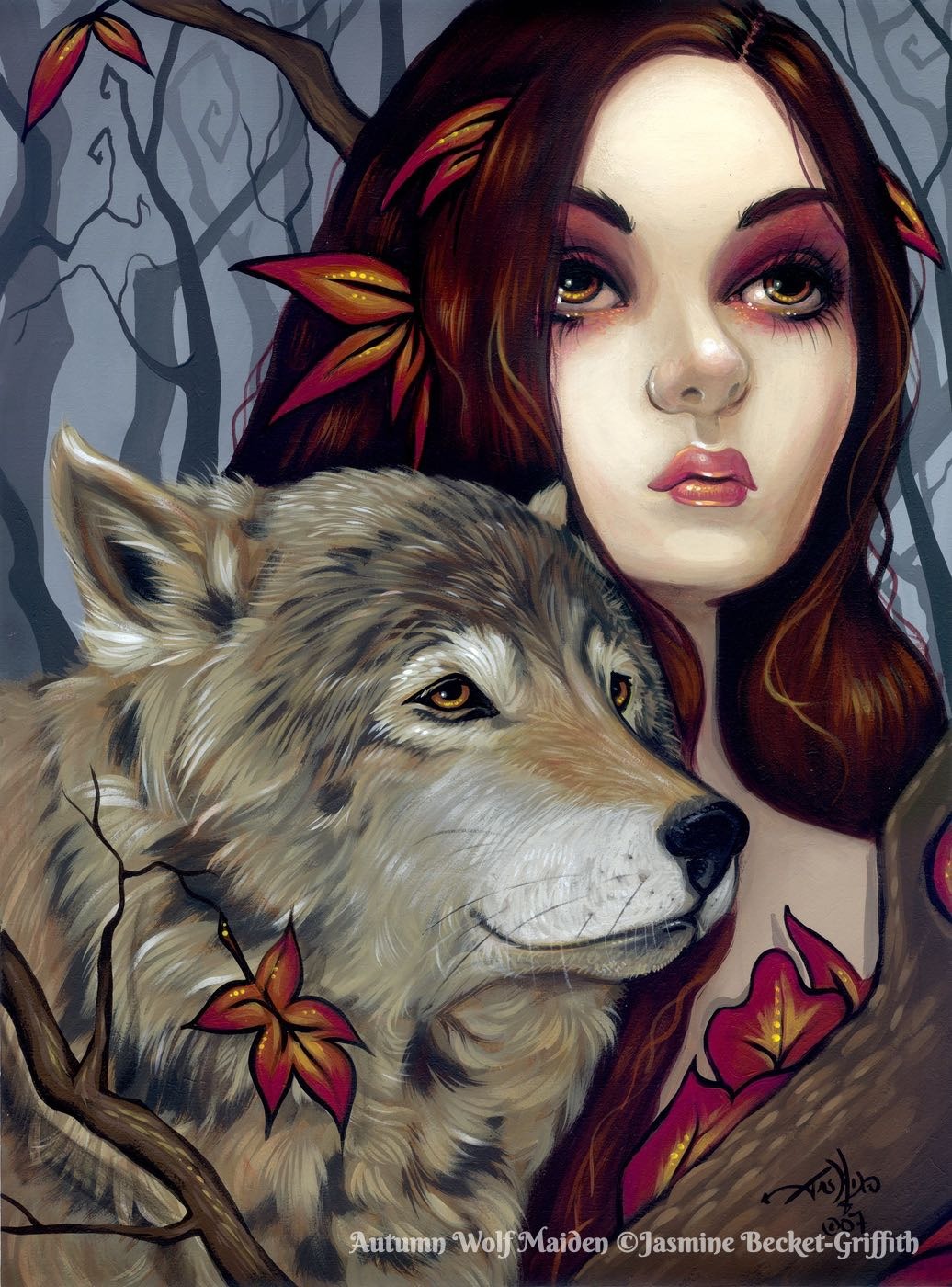 Autumn Wolf Maiden