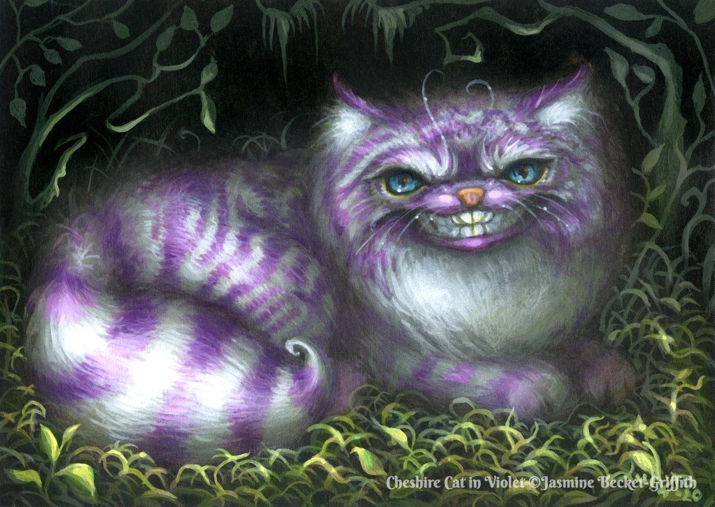 Cheshire Cat In Violet