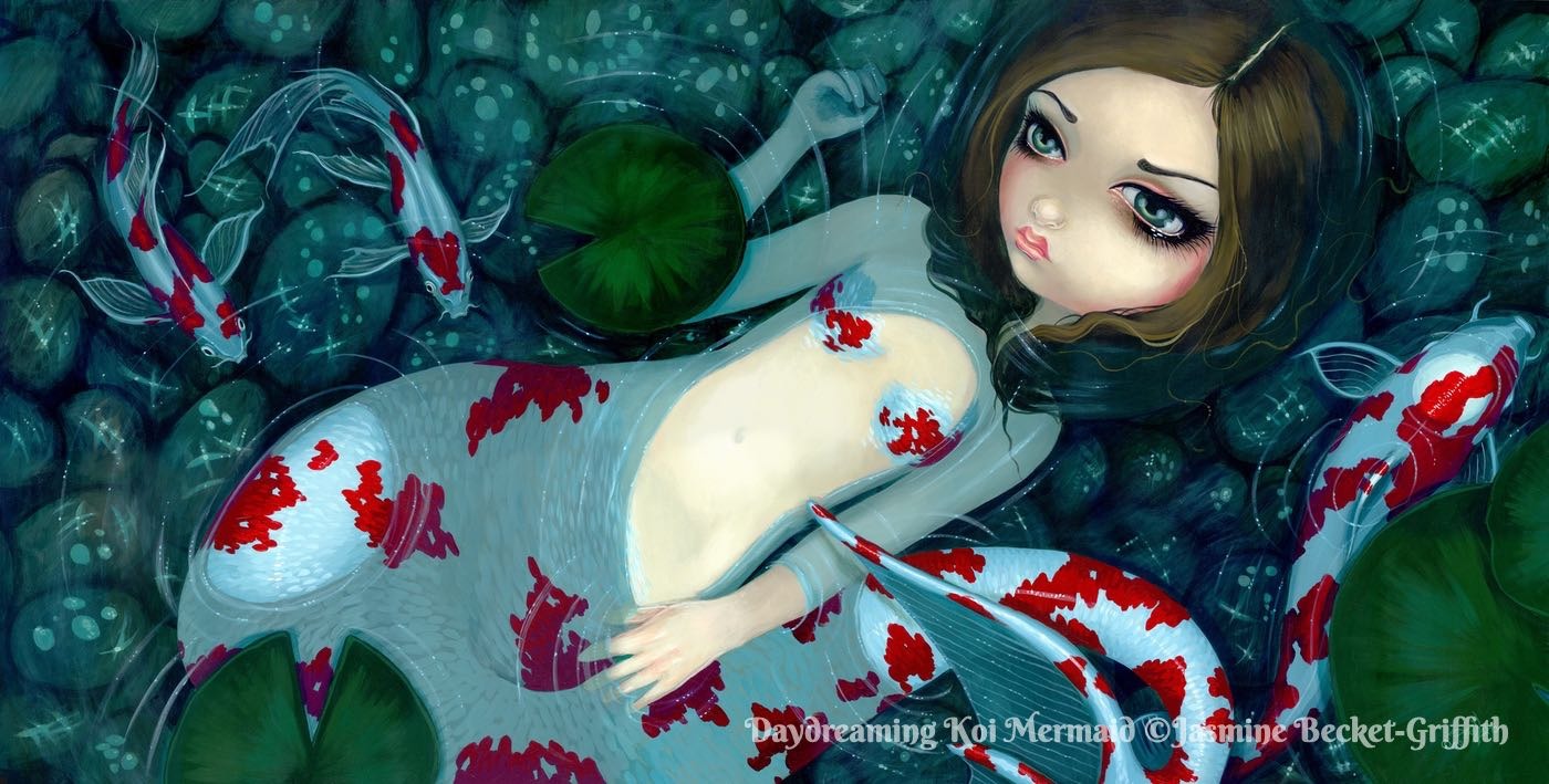 Daydreaming Koi Mermaid