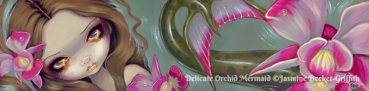 Delicate Orchid Mermaid