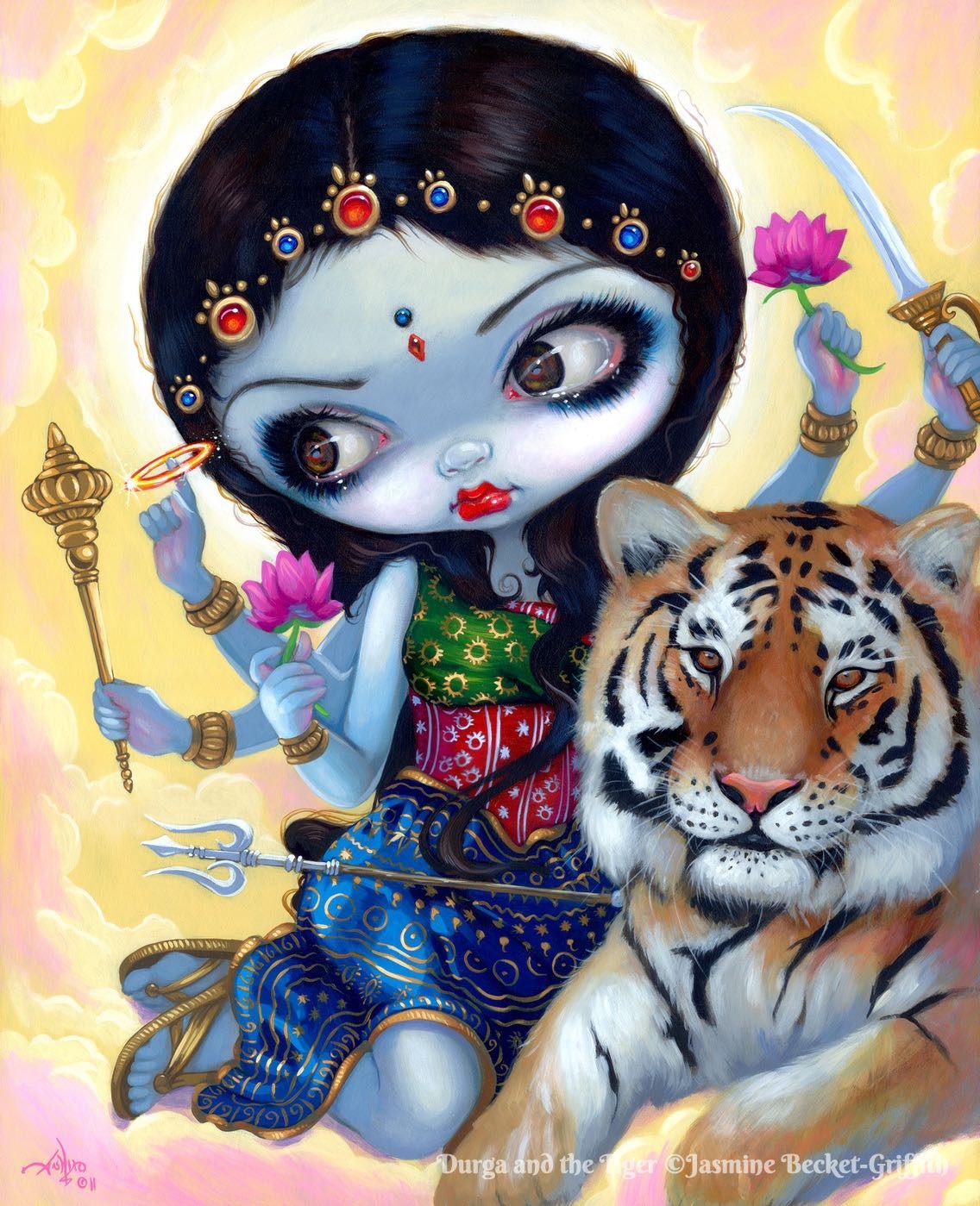 Durga And The Tiger