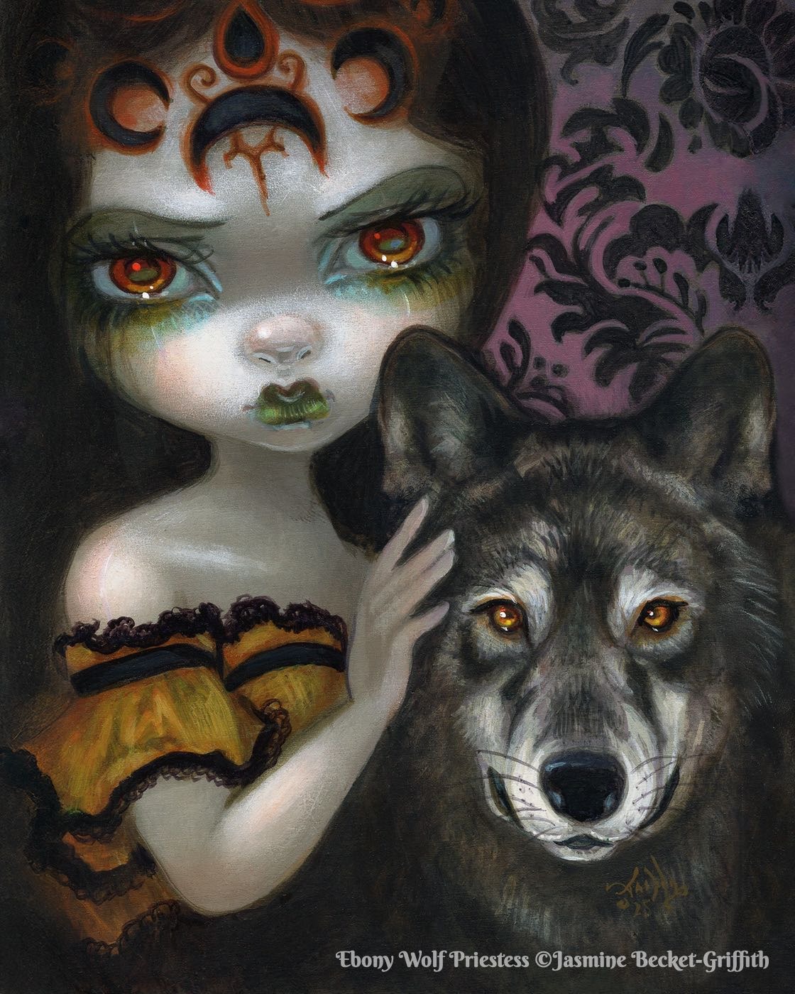 Ebony Wolf Priestess