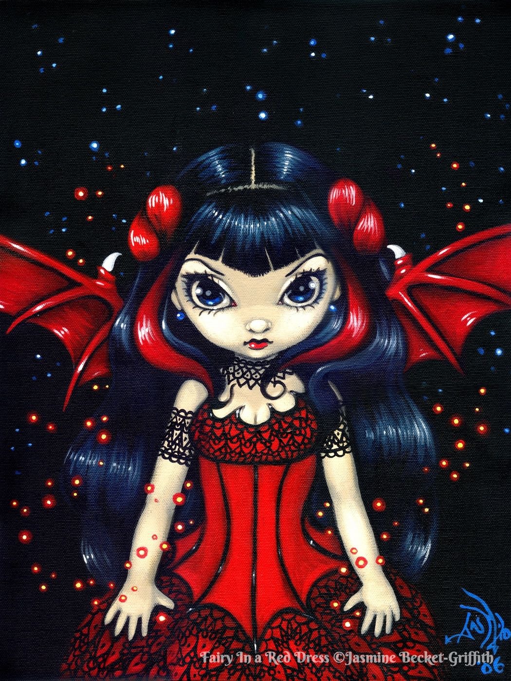 Fairy In A Red Dress