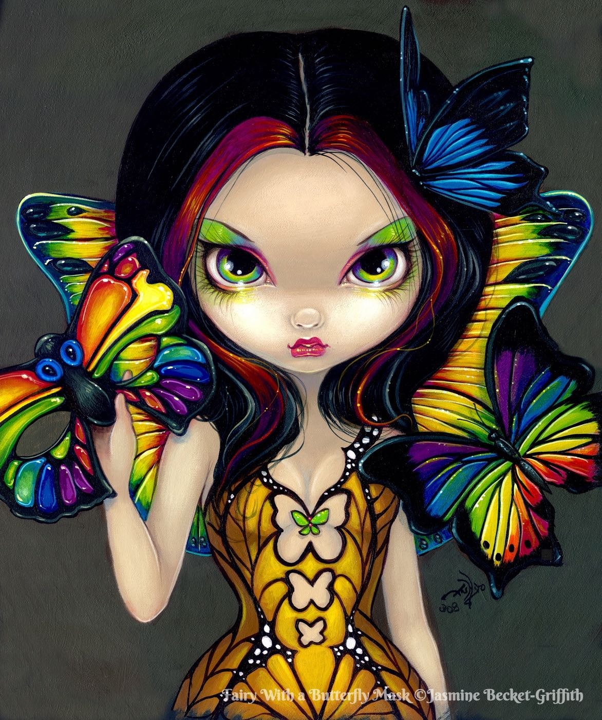 Fairy With A Butterfly Mask