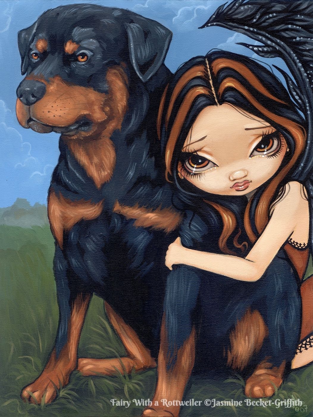 Fairy With A Rottweiler