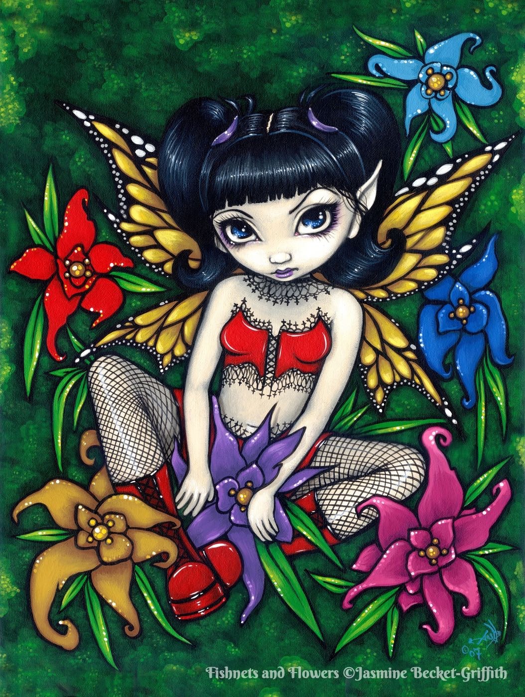 Fishnets And Flowers
