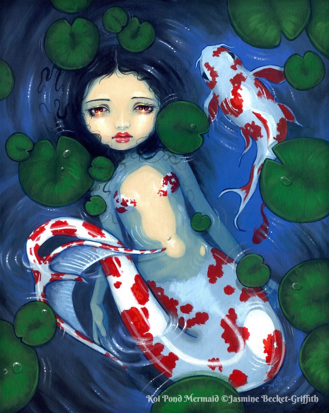Koi Pond Mermaid