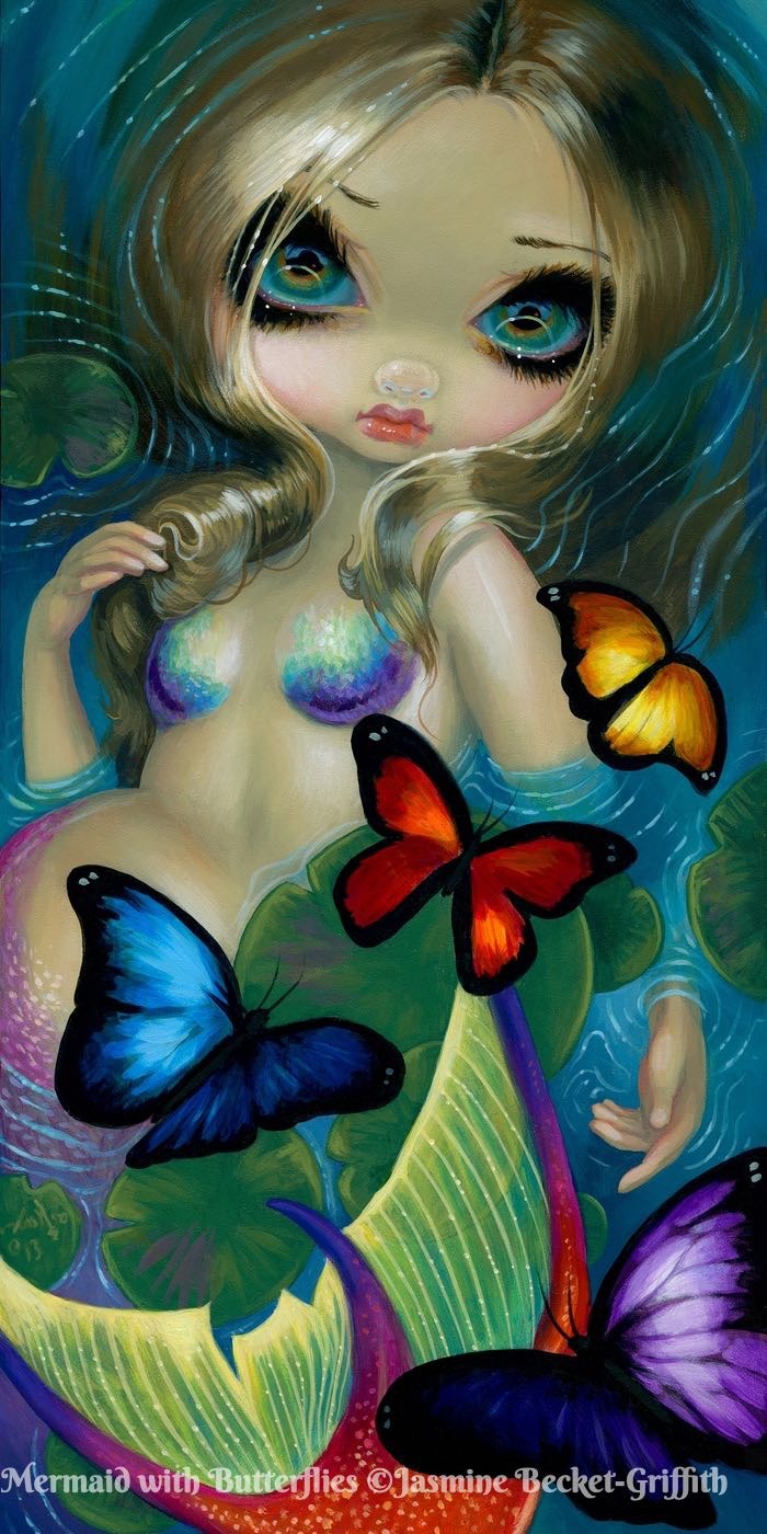 Mermaid With Butterflies