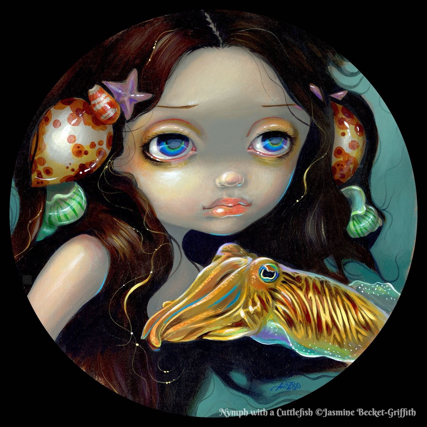 Nymph With A Cuttlefish