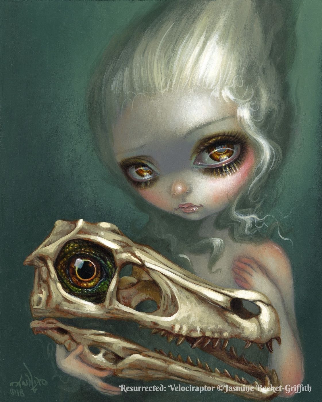 Resurrected Velociraptor