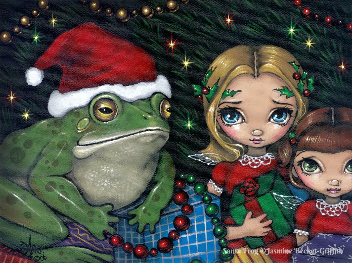 Santa Frog