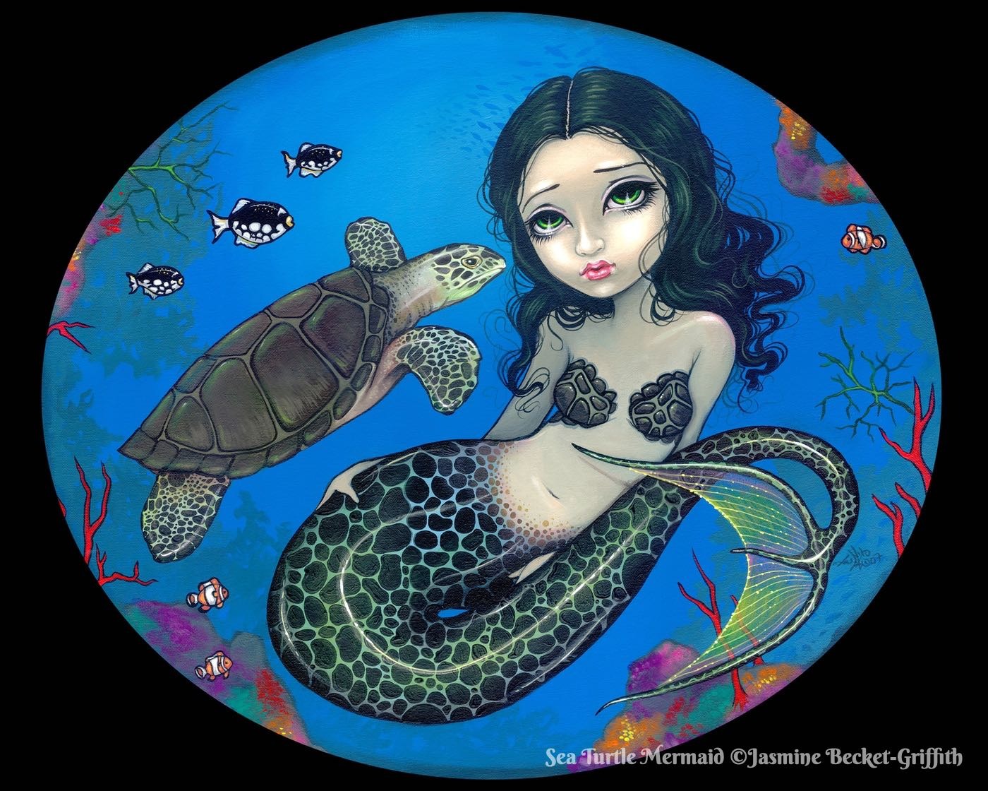 Sea Turtle Mermaid