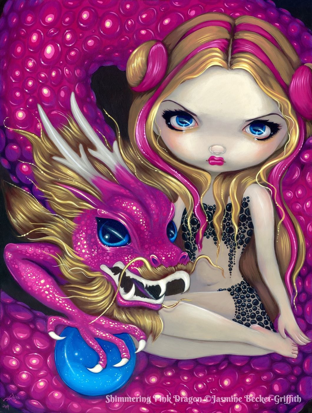 Shimmering Pink Dragon